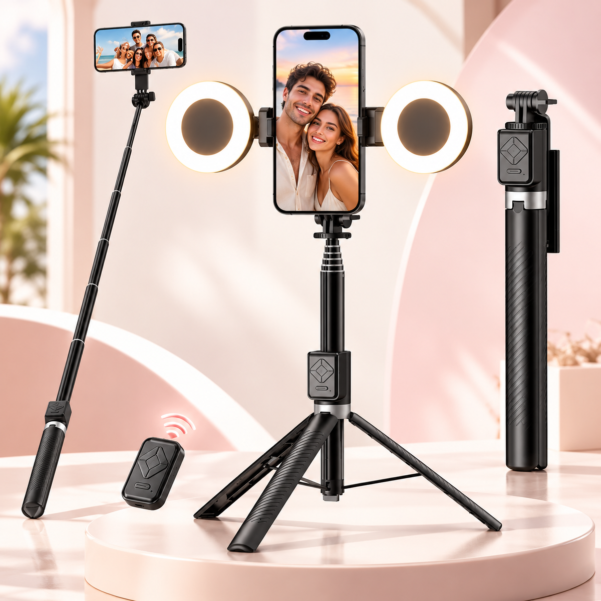 FlexPod™ | 6-in-1 Selfie Stick Tripod