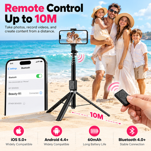 FlexPod™ | 6-in-1 Selfie Stick Tripod